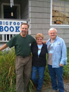 Rip Lyttle with Bigfooting icon, Larry Lund, and companion, 2010