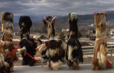 Kukeri is a type of wild man in Bulgaria. Rituals with this ‘beast’ are believed to scare away evil spirits. Source: Klearchos Kapoutsis/CC BY 2.0