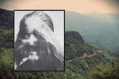Are reported sightings of China's version of Bigfoot, Yeren, perhaps referring to people with unusual conditions such as Li Baoshu shown here in the 1920s, who was born with a condition that caused him to grow hair excessively? (Public domain) Background: Shennongjia nature reserve in China, where most Yeren sightings have occurred. (Vmenkov/Wikimedia Commons; edited by Epoch Times)